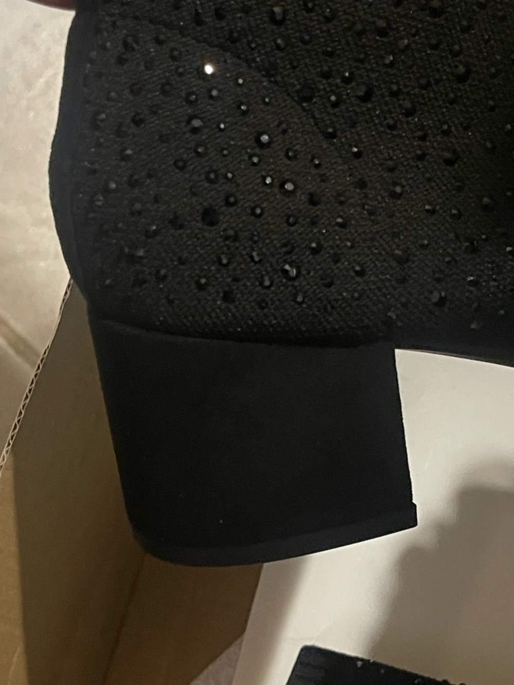 🇿🇦Kenneth Cole Reaction Stretch Jeweled Boot. NIB - Picture 3 of 5
